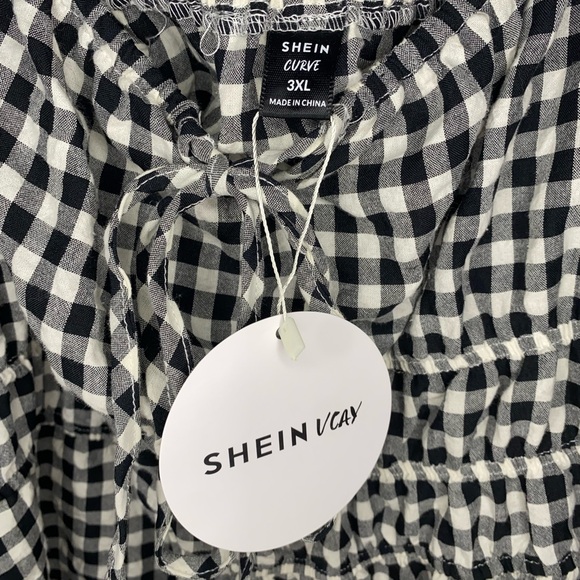 NWT Shein Plaid Dress - Picture 4 of 6